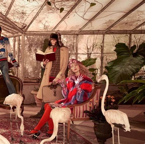 gucci pink flamingos ad|Gucci Unveils Breezy Tropical Theme For New Pre.